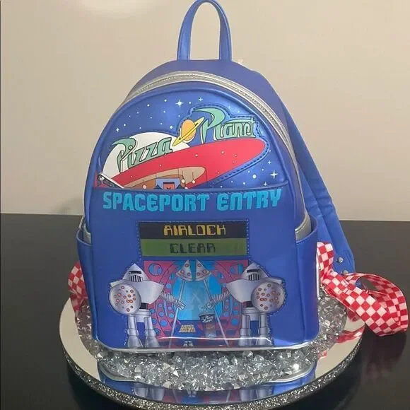 Disney Pixar Toy Story loungefly blue pizza planet mini bookbag back pack