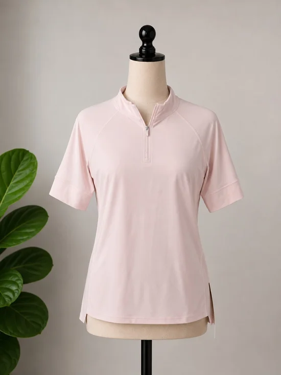 NWT Lululemon Women’s Half-Zip Golf Top in Light Pink
