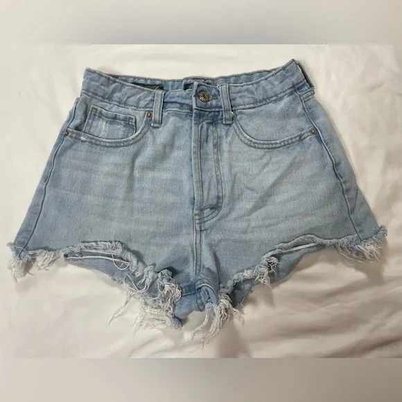 wild fable shorts Highest Rise Cut Off Denim‎ Woman’s Size 2 Summer Festival