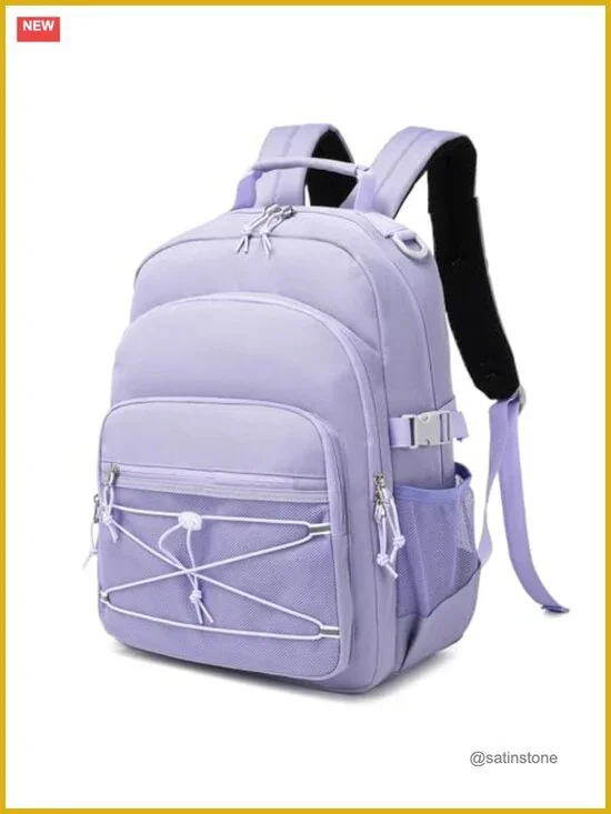 Kids Camo Backpack Lightweight Waterproof Polyester School Bag 16 Inch