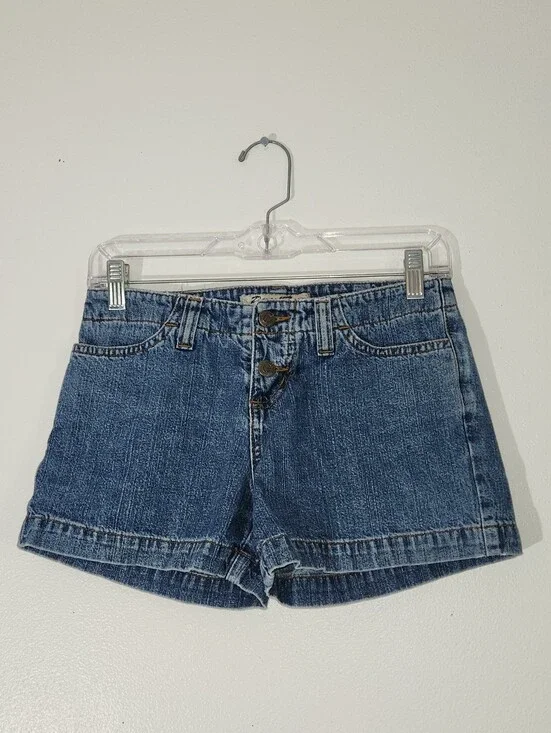 Women's Paris Blues ⁸Denim High-Waist Blue Women's Shorts