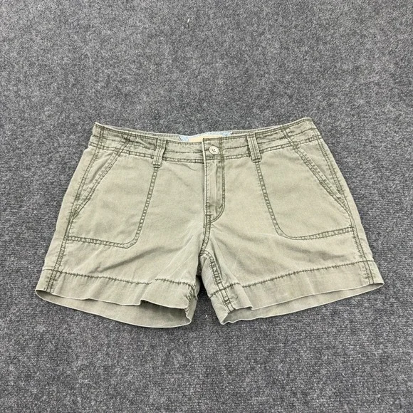 Levis Shorts Womens 6 Green Cotton Cargo Utility Casual Gorpcore Summer