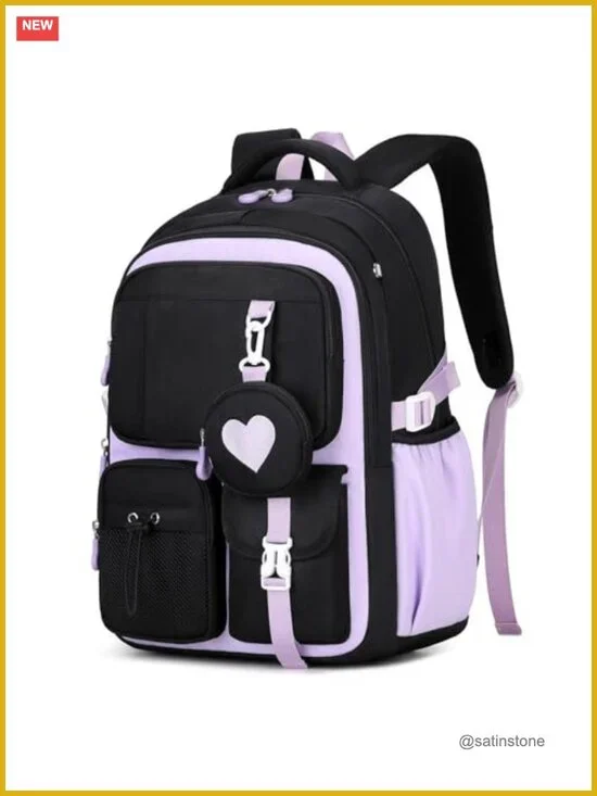 Kids Backpack for Girls School Lightweight Water Resistant Daypack