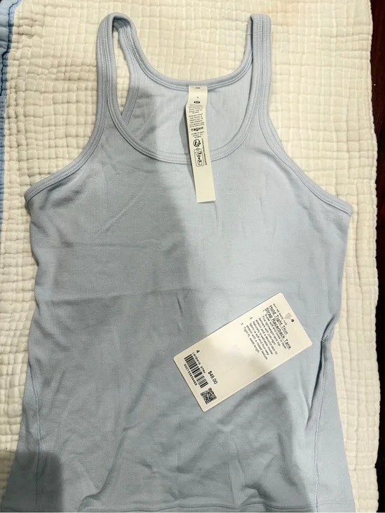Lululemon Hold Tight Thin Strap Racerback Tank Size 4 – starch Blue – NWT