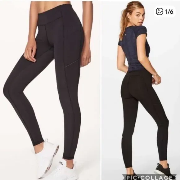 Lululemon Speed Up Tight Legging Black Womens 8