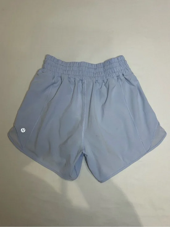 Lululemon Hotty Hot Light Blue Shorts, Size 4