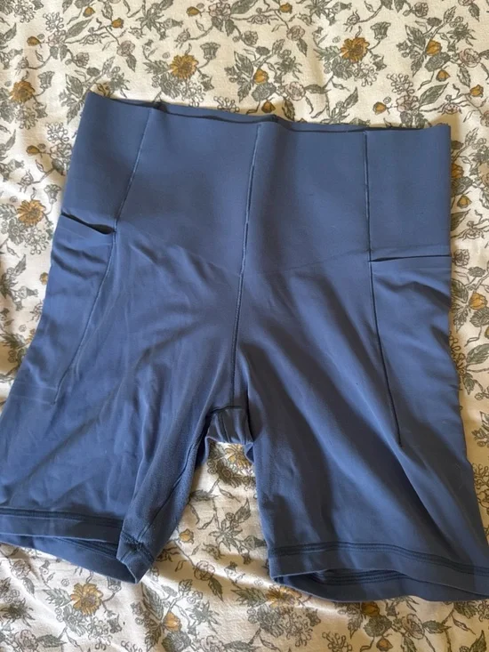 Aerie High-Waist Blue Women's Biker Shorts