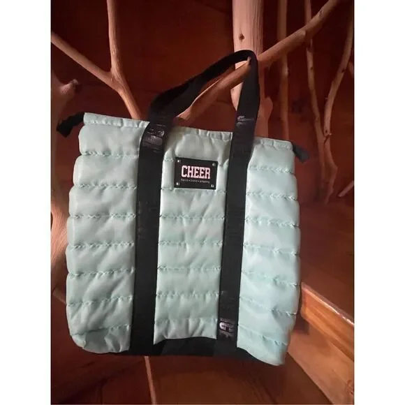 JUSTICE CHEER TOTE BAG/BACKPACK AQUAMARINE