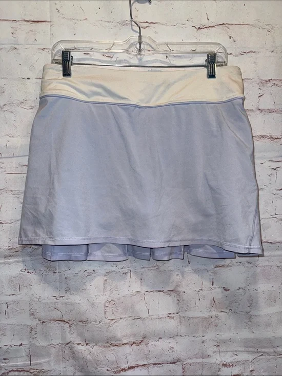 Lululemon Women’s Athletic Skort Light Lavender White Waistband pace setter
