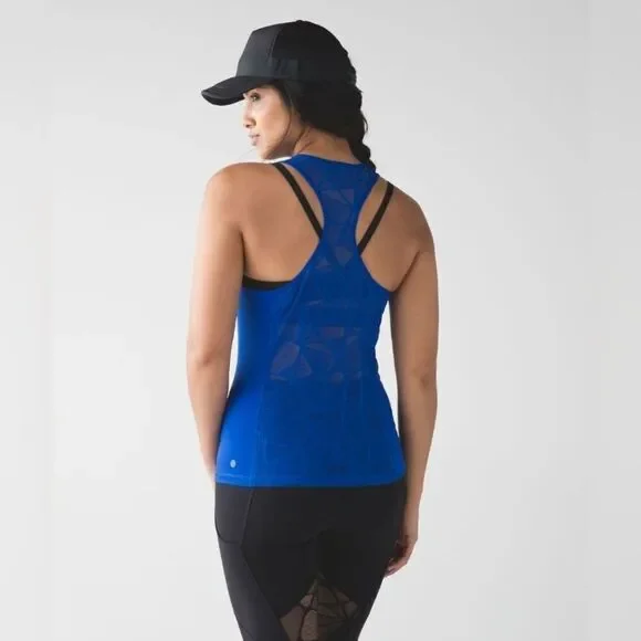 Lululemon Goal Crusher Tank Harbor Blue