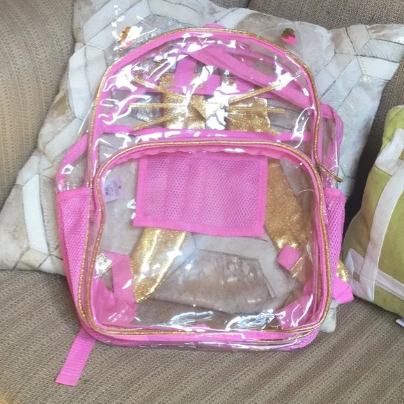 Cat kitty backpack glitter farmer’s market cowgirl travel back to school camp