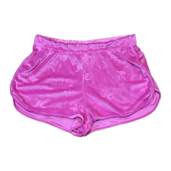 Juicy culture pink pink shorts velour mean girls