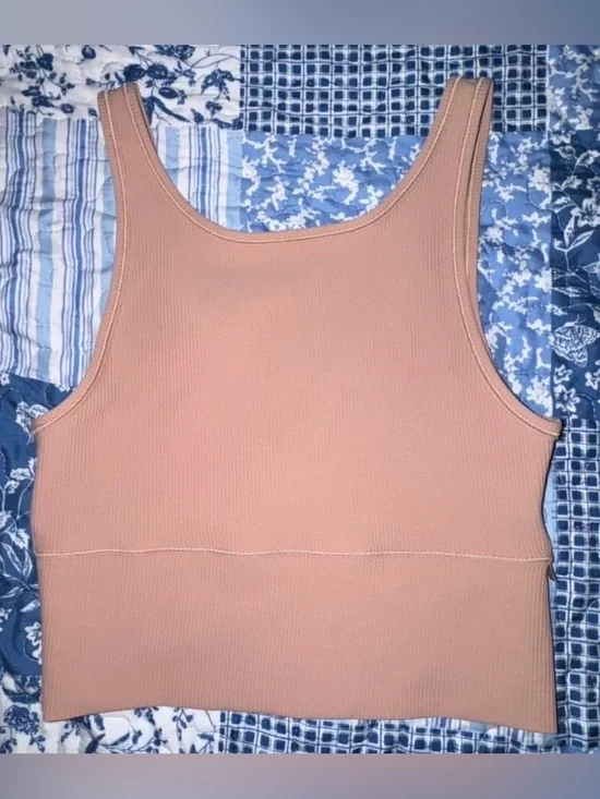 lululemon athletica Ribbed Peach Tank Top
