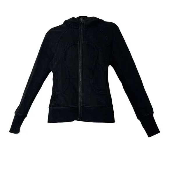 Lululemon Women's Scuba Full Zip Hoodie Jacket Size 4‎ Athleisure Active Outdoor