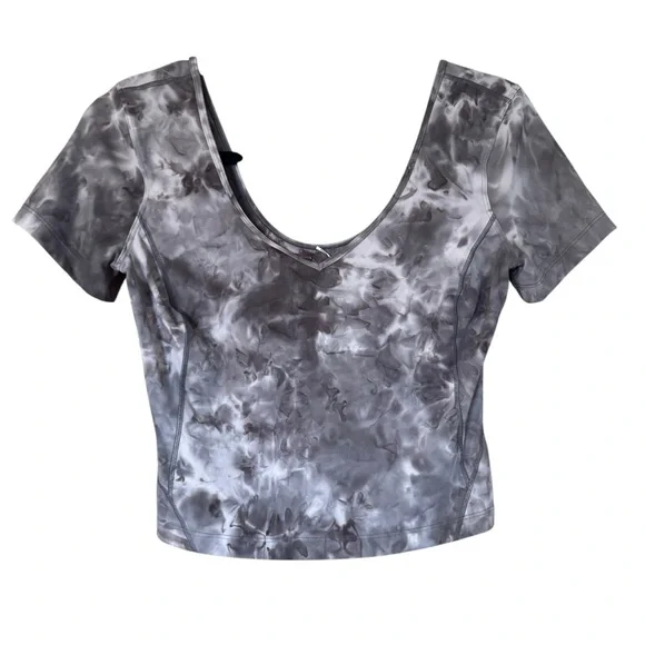 Lululemon Align Tee Nulu Diamond Dye Mink Berry Lunar Rock‎ 2