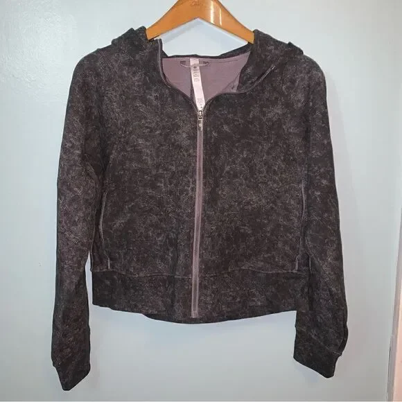 Lululemon Athletica Cotton French Terry Zip Hoodie Size 8