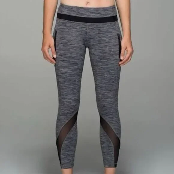 Lululemon leggings inspire tight II heather gray