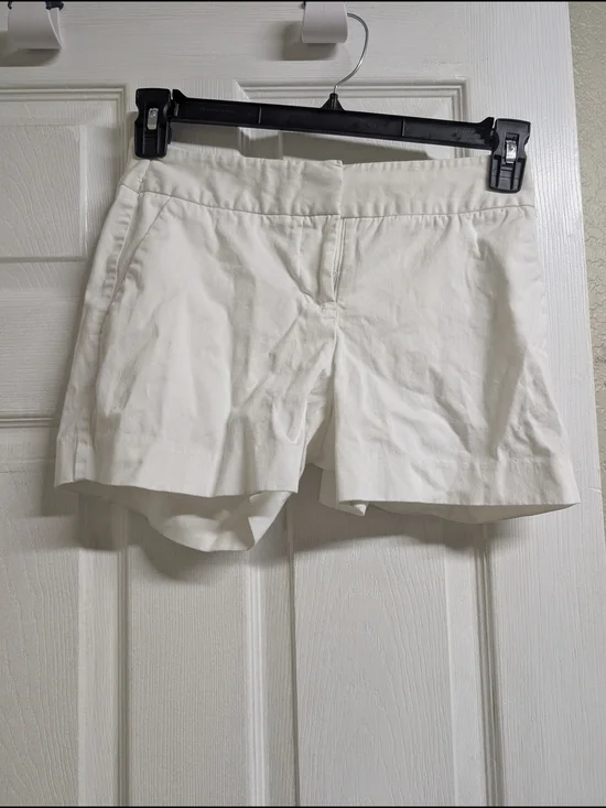 Daniel Cremieux Women's White Cotton Stretch Shorts