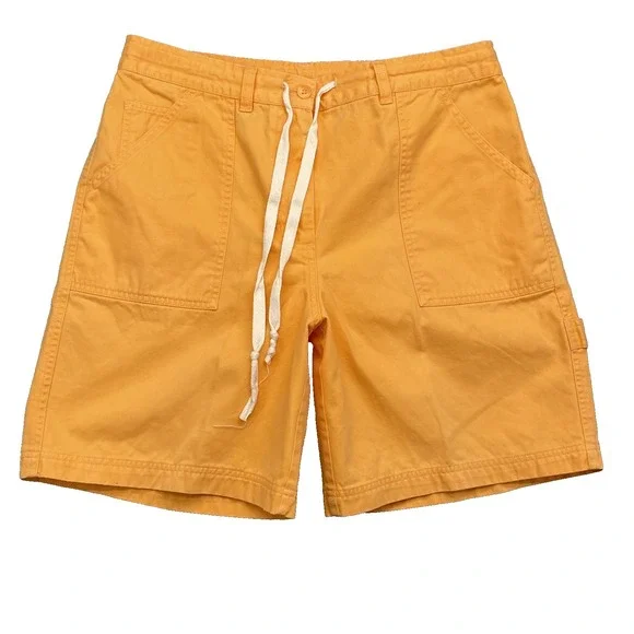 Jones New York Shorts Women 10 Orange Carpenter Outdoor Beach Retro Surf 90s Y2k