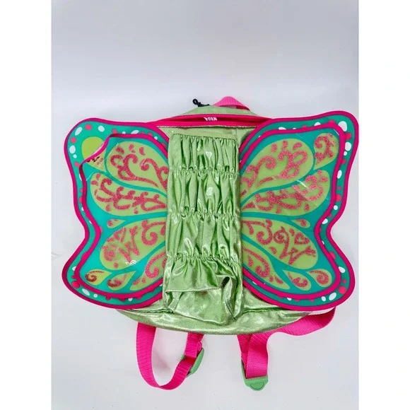 American Girl WellieWishers Butterfly Backpack Kids One Size Green Pink GDW39