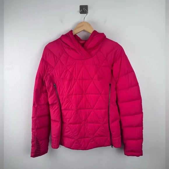Lululemon‎ Women Pink Fluffed Up Pullover Puffer Jacket