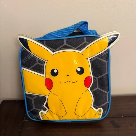 Pokemon Pikachu Kids Lunch Box Soft Insulated Lunch Bag Bioworld