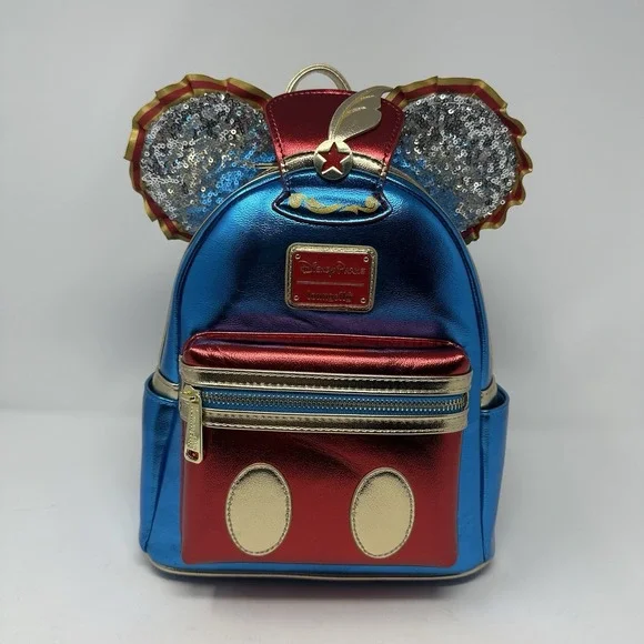 Disney Parks Loungefly Dumbo Flying Elephant Main Attraction Backpack NEW w/Tag