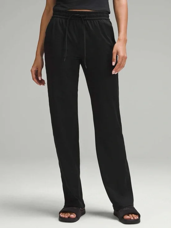Lululemon Soft Jersey Straight-Leg Mid-Rise Pant *Regular