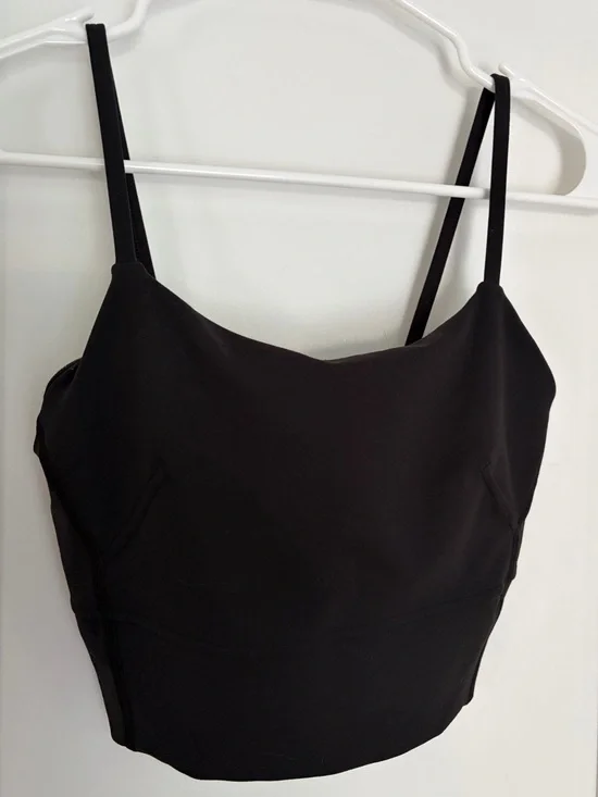 21. Size 2 LULULEMON Wunder Train Strappy Tank Top Black