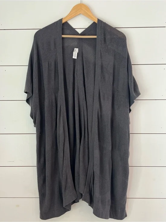 lululemon‎ athletica Open Knit Cardigan in Charcoal