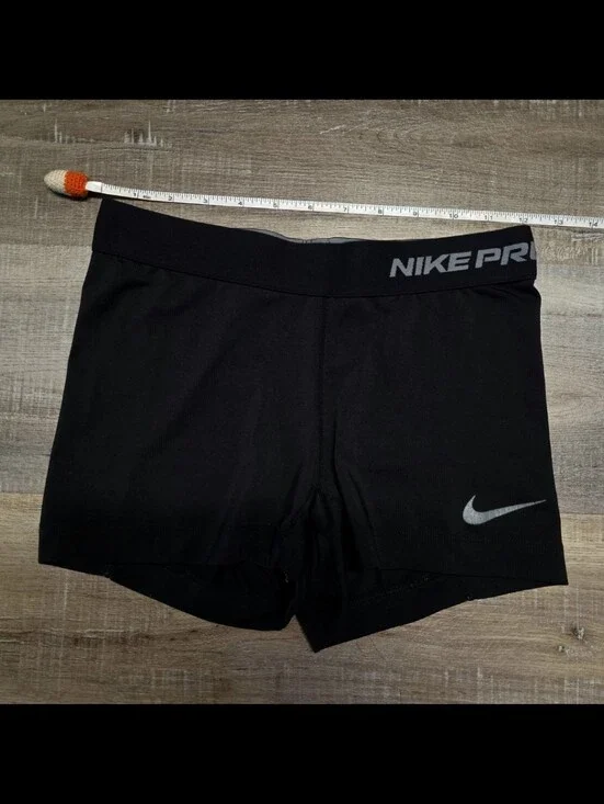 Nike Pro Compression Shorts Women's Small Black Dri-FIT 24