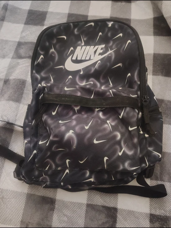 Nike Kids Backpack in Black and White