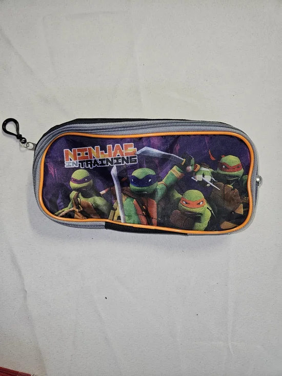 TMNT Teenage Mutant Ninja Turtles Pencil Case Zipper Pouch Bag NWOT New No Tags