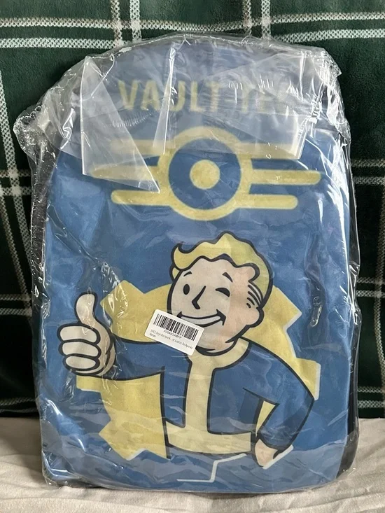 Fallout Vault-Tec 3pc 17”Backpack~Lunch Box~Pencil Case, Fits 14” Laptop, NEW