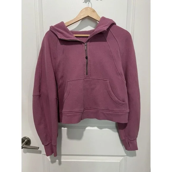 Lululemon Scuba Oversized Half-Zip Hoodie Velvet Dust Size‎ M/L