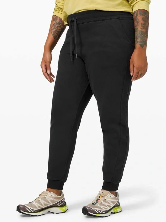 Lululemon Scuba Jogger High Rise Black Sweatpants LW5CVAS‎