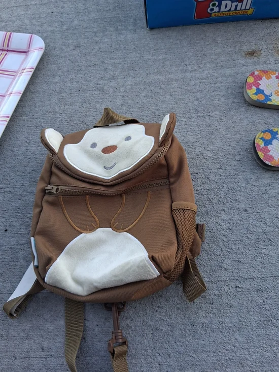 Kids Brown Reindeer Backpack - Cute Animal School Bag