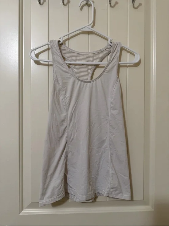 lululemon athletica white Racerback Tank
