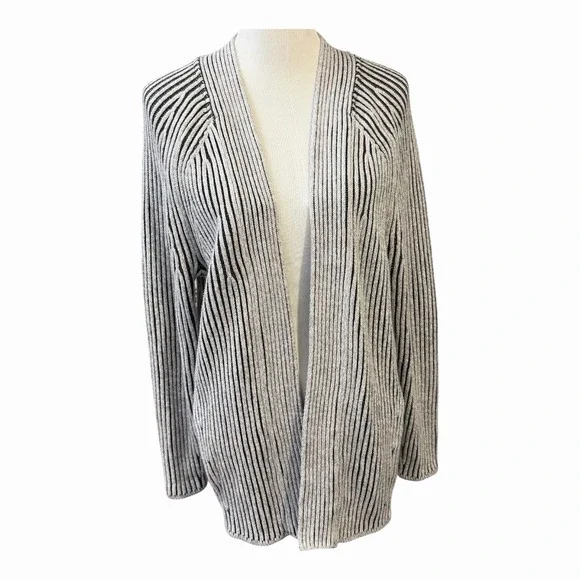 Lululemon Size-8 Women's  Open Front Cotton-Cashmere Sweater Wrap Cardigan