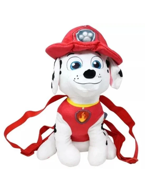 Paw Patrol Childrens Marshall Dalmatian Dog 14 in Plush Backpack Nickelodeon NWT