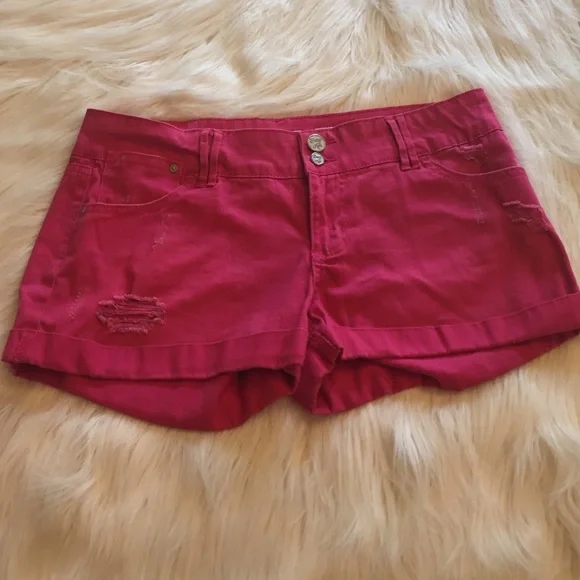 PINK SHORT SHORTS INDIGO REIN‎ SIZE 11