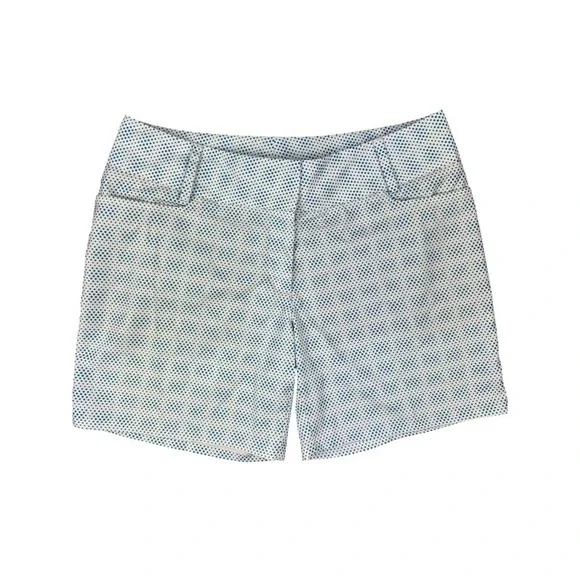 Adidas‎ ClimaLite Size 12 Blue White Geometric Dotted Activewear Golf Shorts