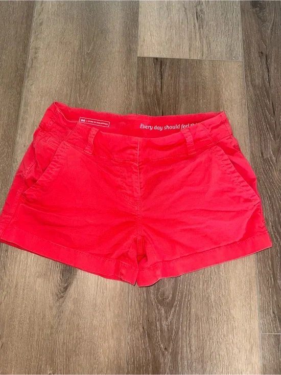 Vineyard Vines Bright Red Chino Shorts size 00