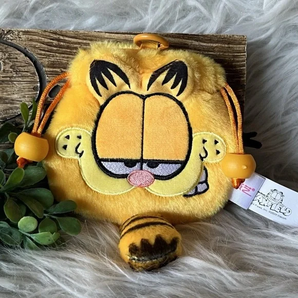Garfield and Friends Plush Coin Bag or Earphones Bag 10cm