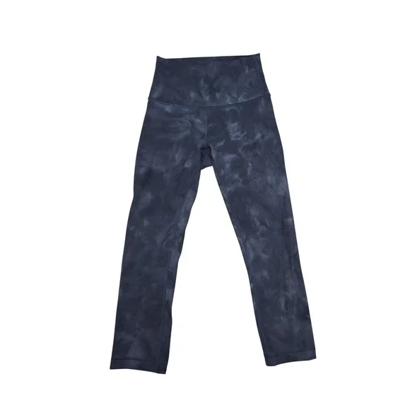 Lululemon Leggings‎ Womens 4 Blue Tie Dye High Rise Ankle Yoga Athletic Pants