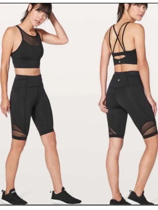 Lululemon | Forget The Sweat Biker Shorts Black Size 8