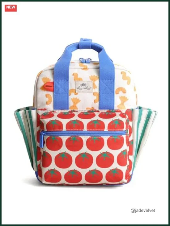 Toddler Backpack Daycare Bag with Wipeable Interior Adjustable Straps