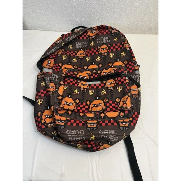 FNAF Bookbag Backpack Five Nights at Freddy's Game‎ Over Fazbear Unisex 20 X 15