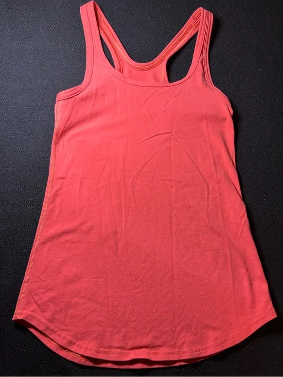 Lululemon Cool Racerback Tank | Coral | Size 4 | Luon Fabric