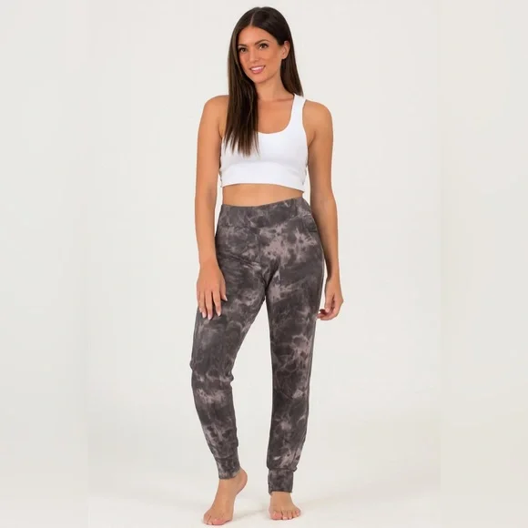 lululemon athletica Gray Tie-Dye Marble Joggers Size 4 MSRP $118